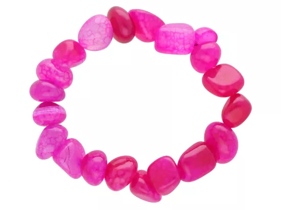 R4J38 BRANSOLETKA AGAT BRYŁKI