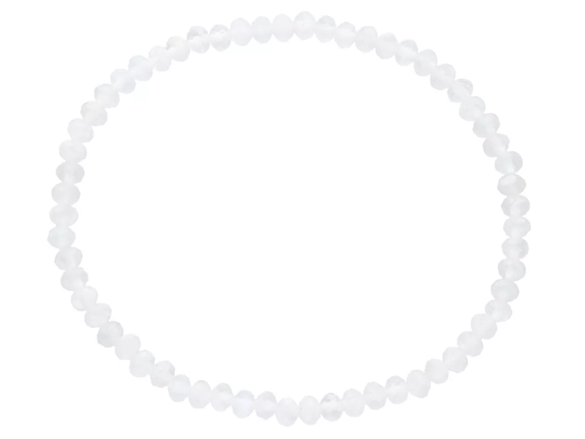 R5C32 BRANSOLETKA KAMIEŃ KSIĘŻYCOWY LUX OPONKI FASETOWANE 4 mm