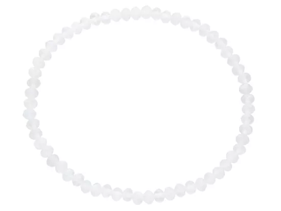 R5C32 BRANSOLETKA KAMIEŃ KSIĘŻYCOWY LUX OPONKI FASETOWANE 4 mm