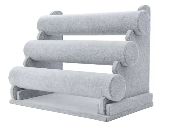 O1G95 EKSPOZYTOR NA BRANSOLETKI ZAMSZOWY - 3 WAŁKI