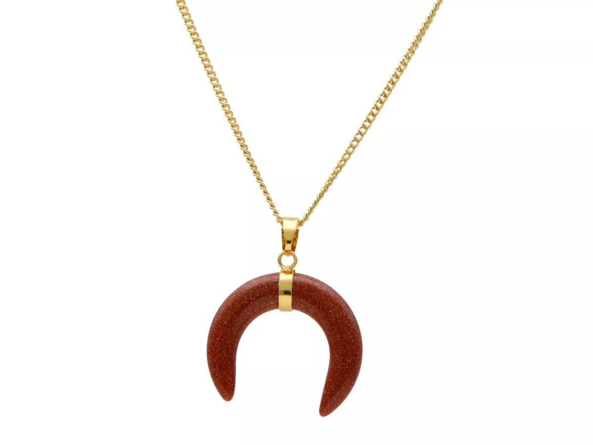 N3I18 NASZYJNIK RÓG OBFITOŚCI PIASEK PUSTYNI I STAL CHIRURGICZNA