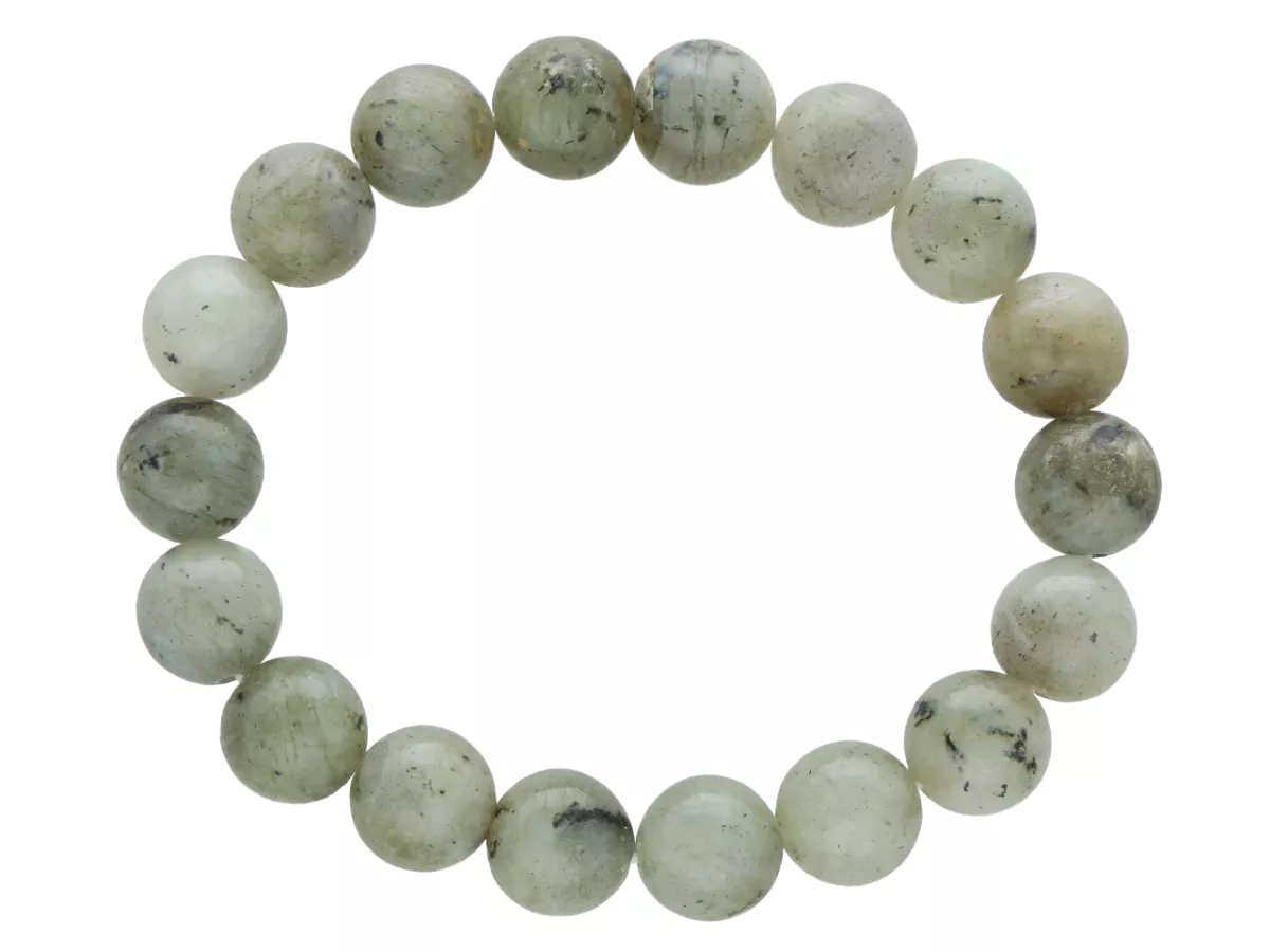 R2M31 BRANSOLETKA LABRADORYT KULE 10,5 mm