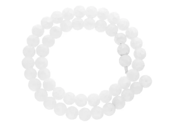 K6I97 KRYSZTAŁ LODOWY MATOWY KULE 8 mm - 1 SZNUR