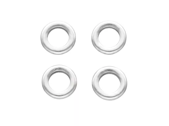 P3G93 KÓŁKA LUTOWANE 5 mm SREBRO 925 - 4 SZTUKI