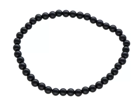 R3T93 BRANSOLETKA ONYKS LUX KULE 4,5 mm