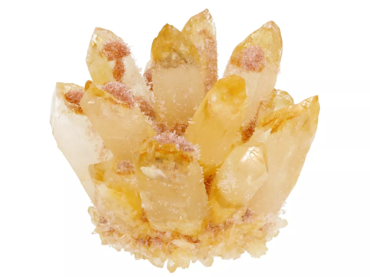 K7L56 NATURALNY CYTRYN ZŁOTY SZCZOTKA