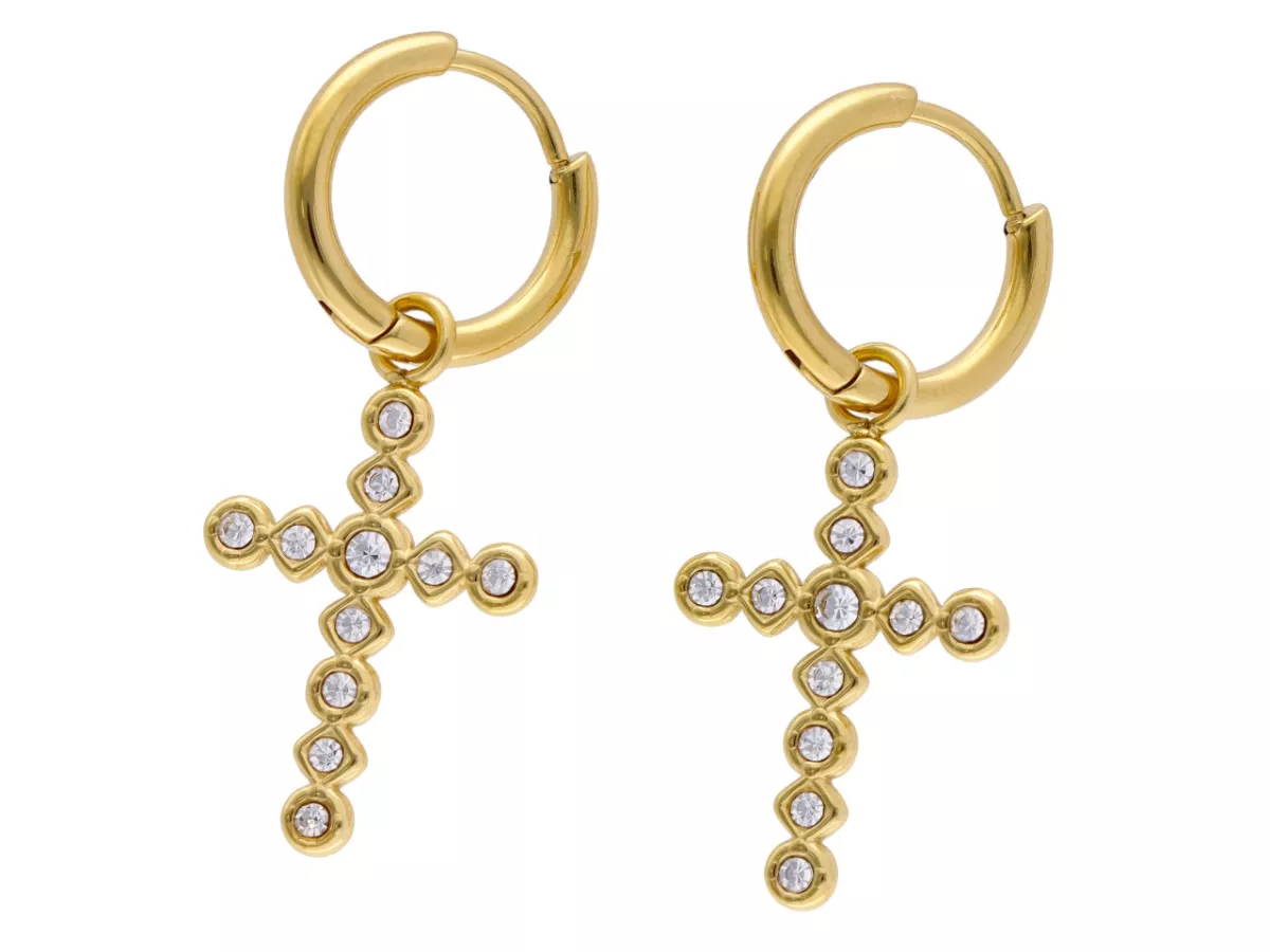 U1X04 KOLCZYKI STAL CHIRURGICZNA 1 PARA