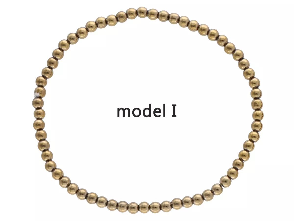 R3R00 BRANSOLETKA HEMATYT KULE 3 mm