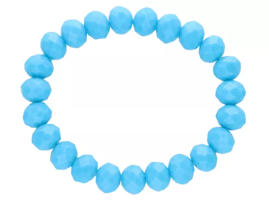 R2R07 BRANSOLETKA KRYSZTAŁKI 10 mm NA GUMCE