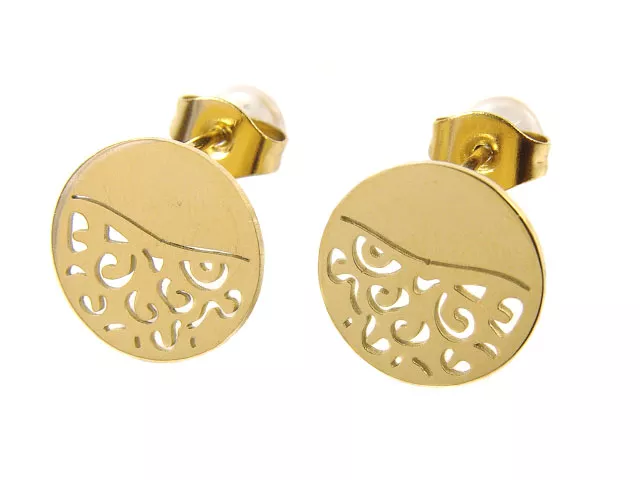 U1O25 KOLCZYKI STAL CHIRURGICZNA 1 PARA