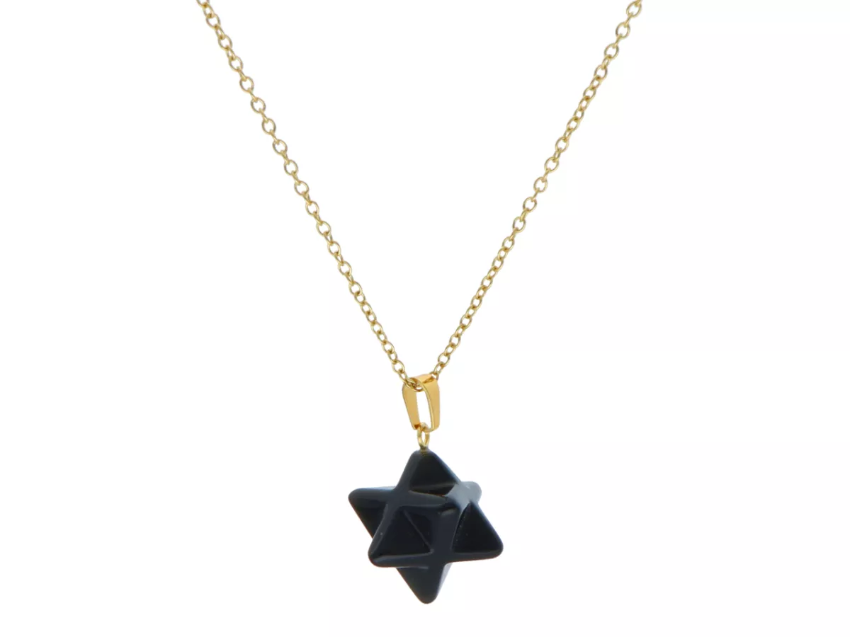 N3I90 NASZYJNIK ONYKS I STAL CHIRURGICZNA