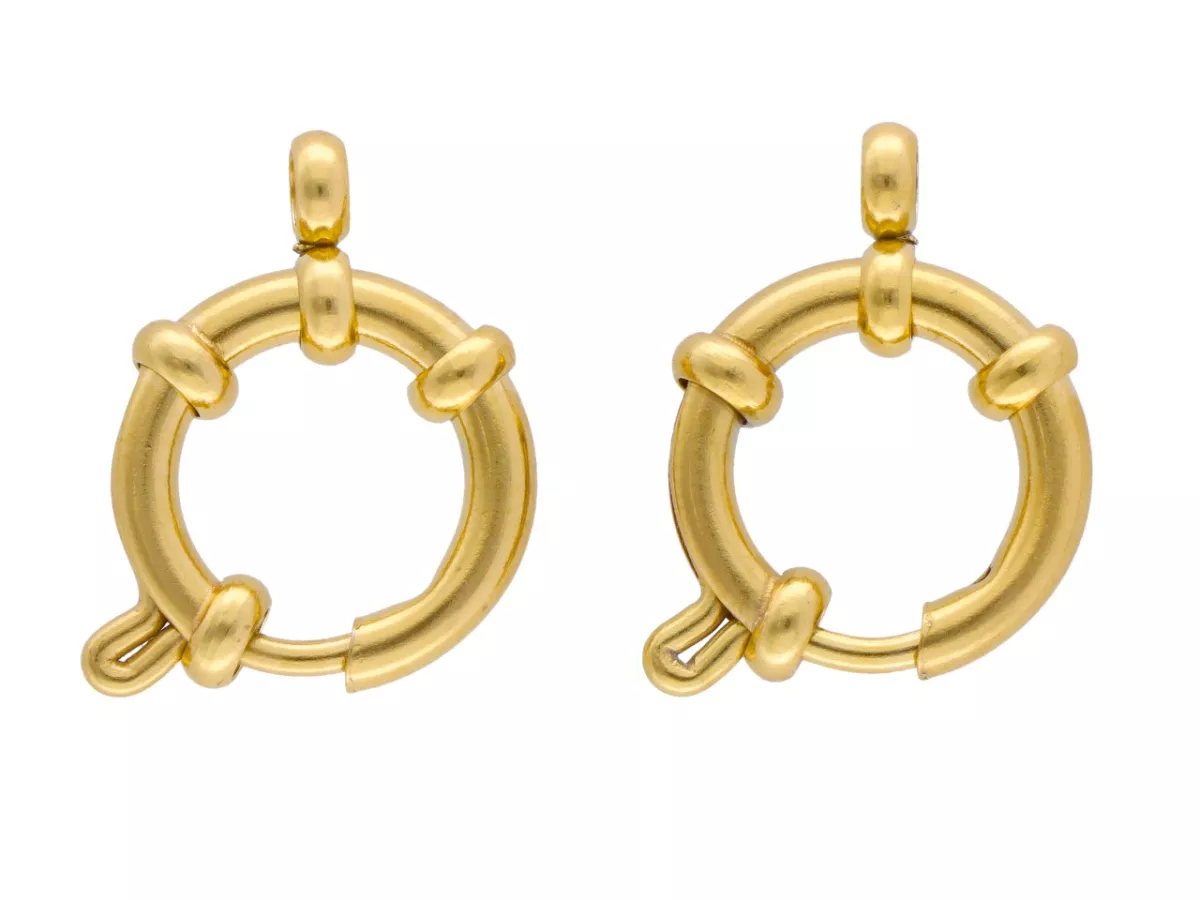 P5W06 ZAPIĘCIE FEDERING STAL CHIRURGICZNA 14 mm - 2 SZTUKI