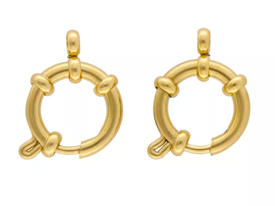 P5W06 ZAPIĘCIE FEDERING STAL CHIRURGICZNA 14 mm - 2 SZTUKI