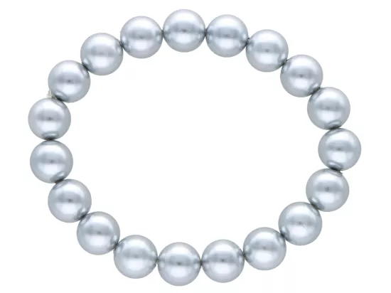 R2W23 BRANSOLETKA PERŁA MAJORKA KULE 10 mm