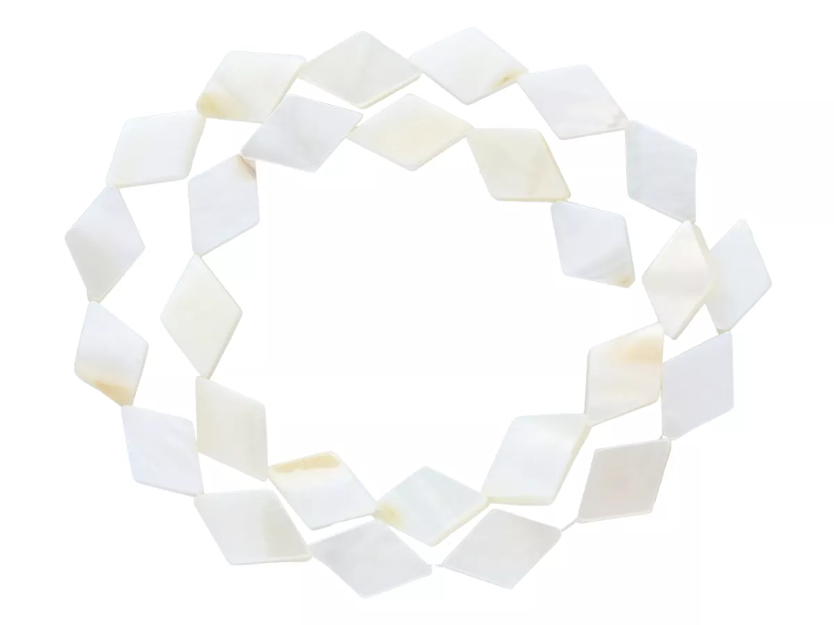 M1D55 MASA PERŁOWA LUX ROMB 10 mm - 1 SZNUR