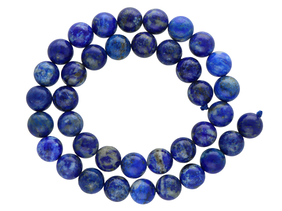 K7C11 LAPIS LAZULI KULE 10,5 mm - 1 SZNUR