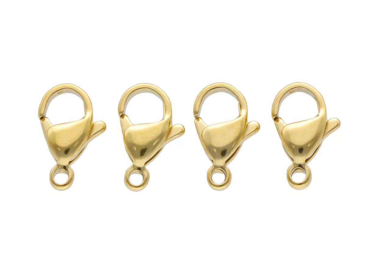 P5T79 ZAPIĘCIE KARABIŃCZYK STAL CHIRURGICZNA 12 mm - 4 SZTUKI