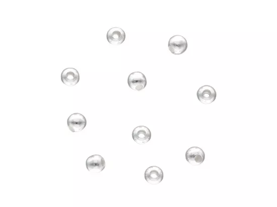 P3A74 KULKI GŁADKIE 3 mm SREBRO 925 - 10 SZTUK