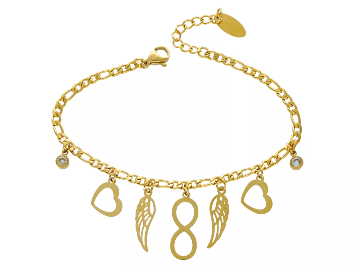 R3X92 BRANSOLETKA ZE STALI CHIRURGICZNEJ