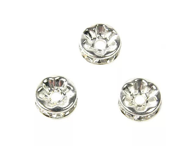 P4N55 PRZEKŁADKI Z CYRKONIAMI 8 mm - 3 SZTUKI