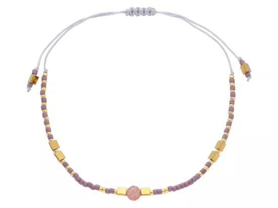 R4S85 BRANSOLETKA SHAMBALLA KRYSZTAŁKI HEMATYT ONYKS