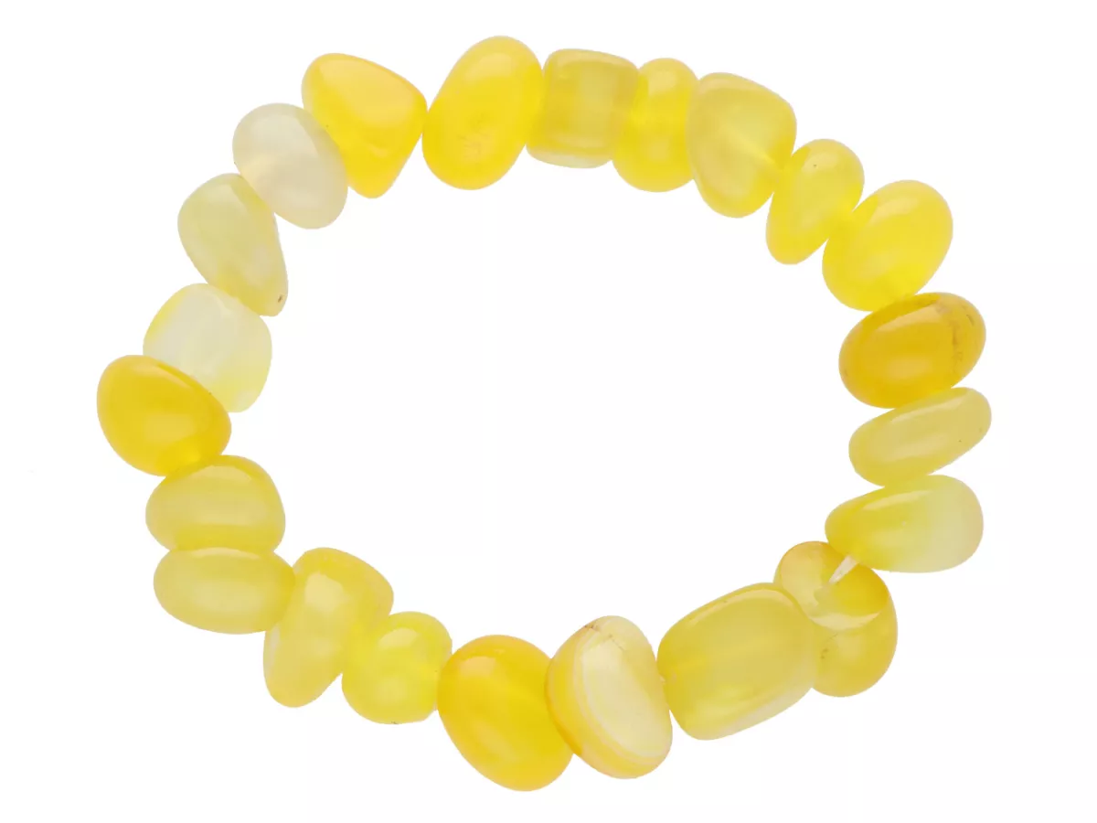 R4J40 BRANSOLETKA AGAT BRYŁKI