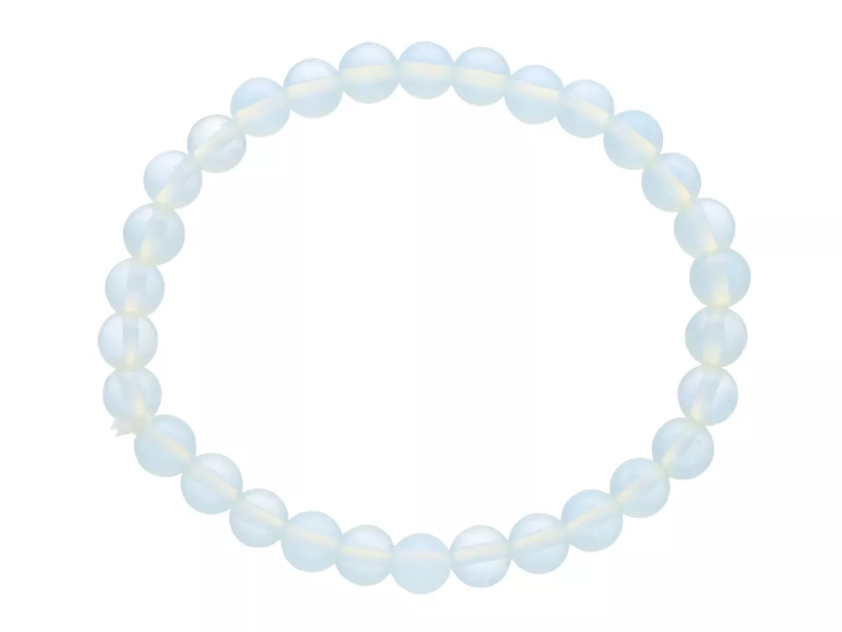 R1W64 BRANSOLETKA OPAL KULE 6 mm