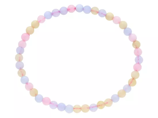 R4L95 BRANSOLETKA JADEIT MORGANITOWY KULE 4,5 mm