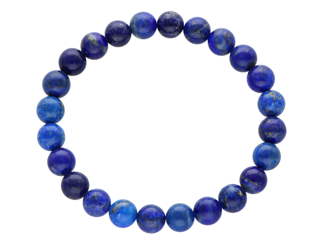 R4J24 BRANSOLETKA LAPIS LAZULI KULE 8,5 mm