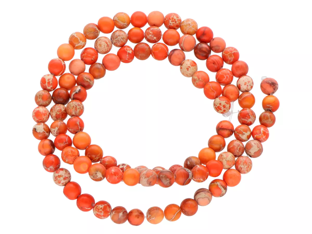 K7H15 JASPIS CESARSKI KULE 4,5 mm - 1 SZNUR