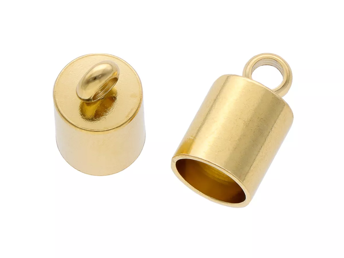 P5T71 KOŃCÓWKI DO WKLEJANIA STAL CHIRURGICZNA 6 mm - 2 SZTUKI