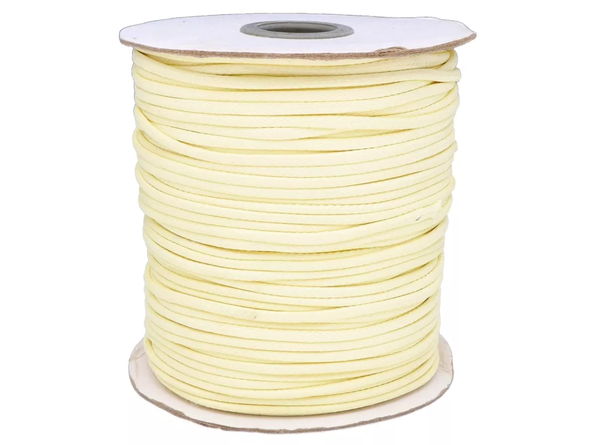 L3E51 SZNUREK JUBILERSKI WOSKOWANY 2,1mm 90m