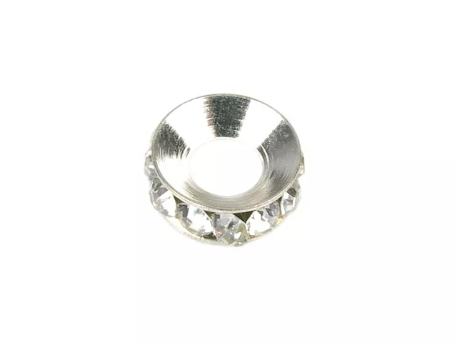 P4W97H PRZEKŁADKI Z CYRKONIAMI 16 mm - 10 SZTUK - HURT