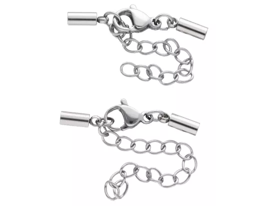 P5U10 ZAPIĘCIE DO WKLEJANIA STAL CHIRURGICZNA - 2 SZTUKI