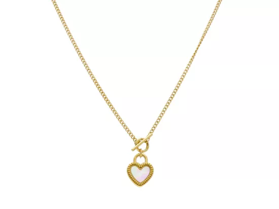 N3N63 NASZYJNIK MASA PERŁOWA I STAL CHIRURGICZNA