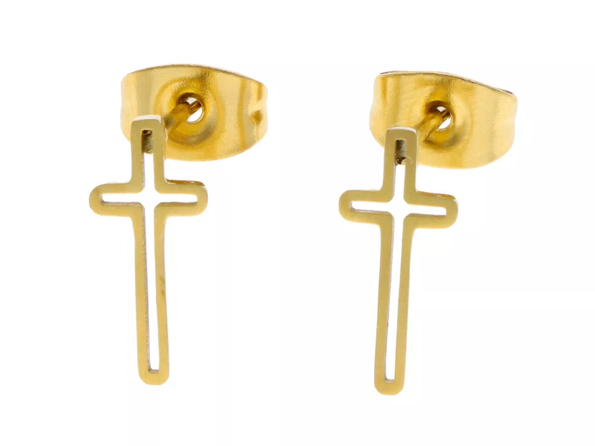 U1N10 KOLCZYKI STAL CHIRURGICZNA 1 PARA