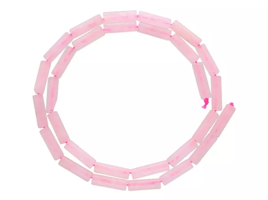 K7L42 KWARC RÓŻOWY WAŁKI 4/13 mm - 1 SZNUR