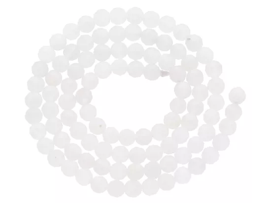 K7E33 KAMIEŃ KSIĘŻYCOWY NIEBIESKI KULE FASETOWANE 4 mm - 1 SZNUR