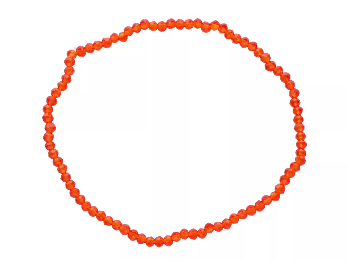 R4B80 BRANSOLETKA KRYSZTAŁKI 2,5 mm NA GUMCE