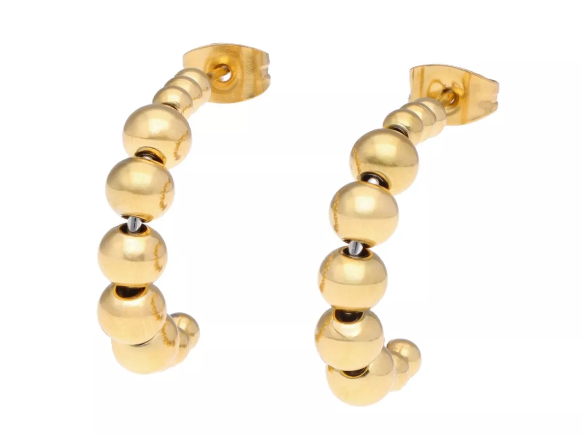 U1X64 KOLCZYKI STAL CHIRURGICZNA 1 PARA