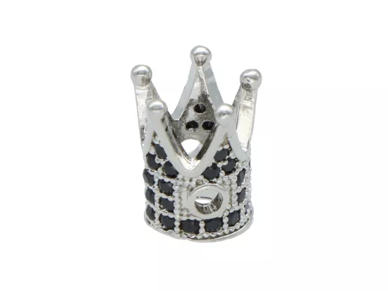 P5L36 PRZEKŁADKA OZDOBNA Z MIEDZI Z CYRKONIAMI - 1 SZTUKA