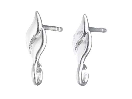 P3C67 SZTYFTY Z PODWIESZKĄ SREBRO 925 - 1 PARA