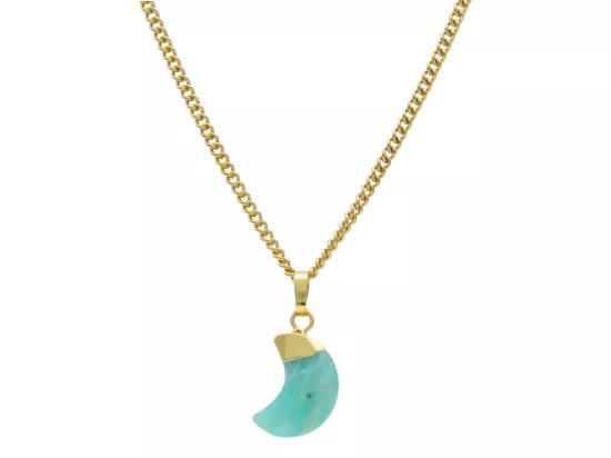 N3I48 NASZYJNIK AMAZONIT I STAL CHIRURGICZNA