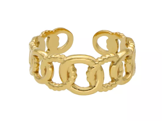 R3Z58 PIERŚCIONEK ZE STALI CHIRURGICZNEJ - 1 SZTUKA