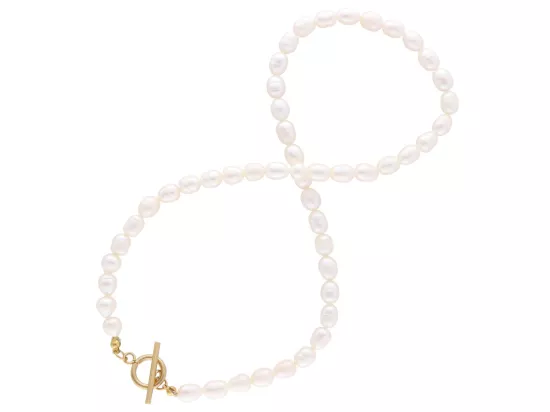 N3P35 NASZYJNIK PERŁA NATURALNA