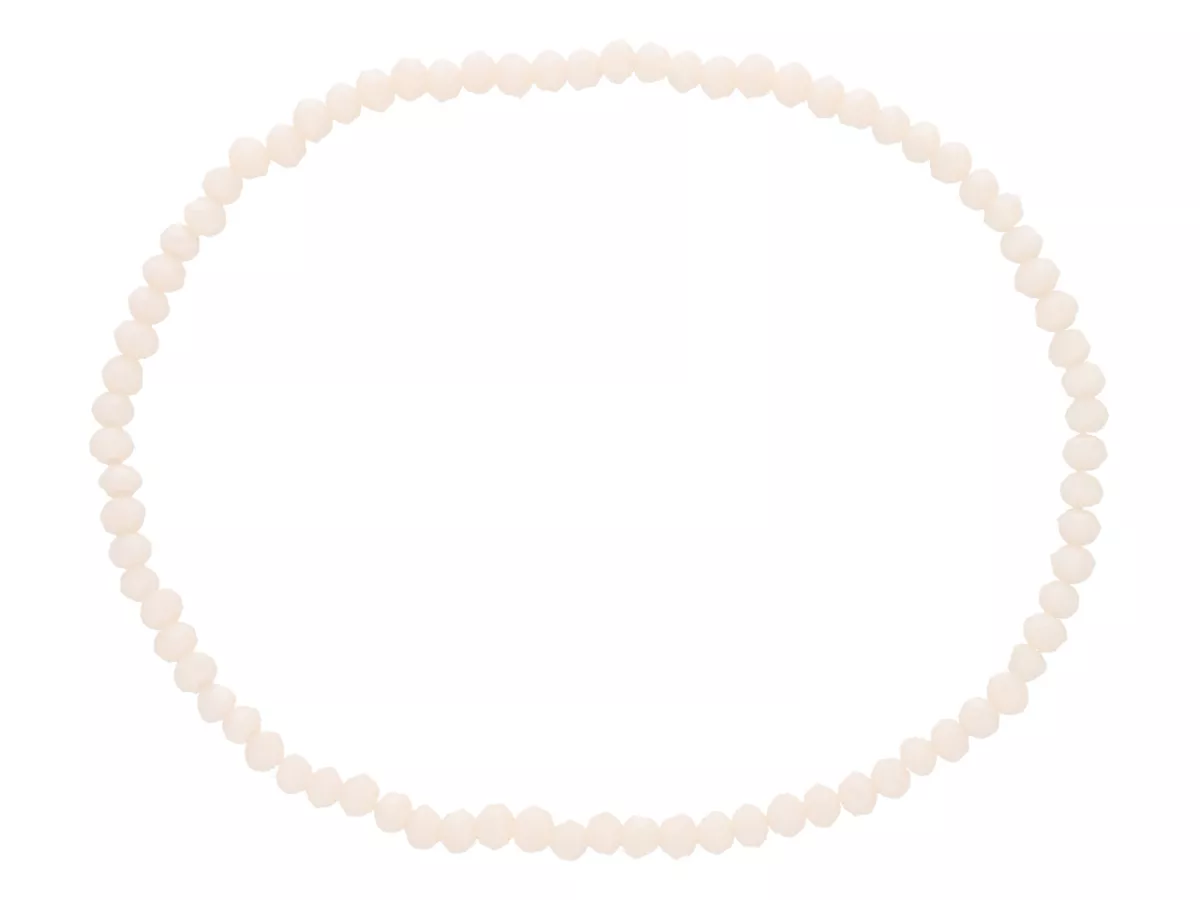 R4C40 BRANSOLETKA KRYSZTAŁKI 3 mm NA GUMCE