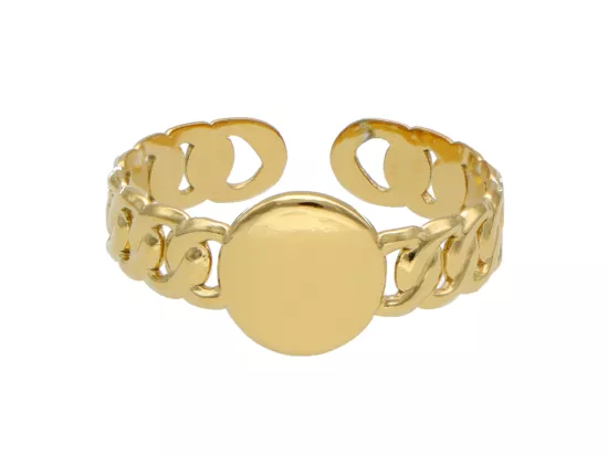 R3Z65 PIERŚCIONEK ZE STALI CHIRURGICZNEJ - 1 SZTUKA