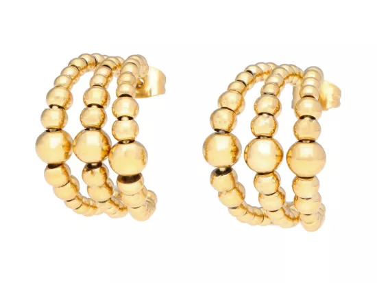 U1X72 KOLCZYKI STAL CHIRURGICZNA 1 PARA