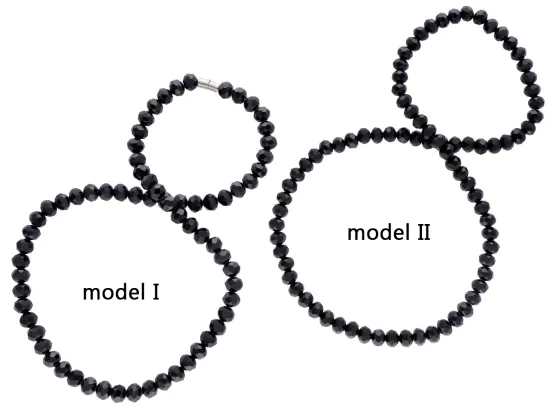 N1X11 NASZYJNIK KRYSZTAŁKI 8 mm