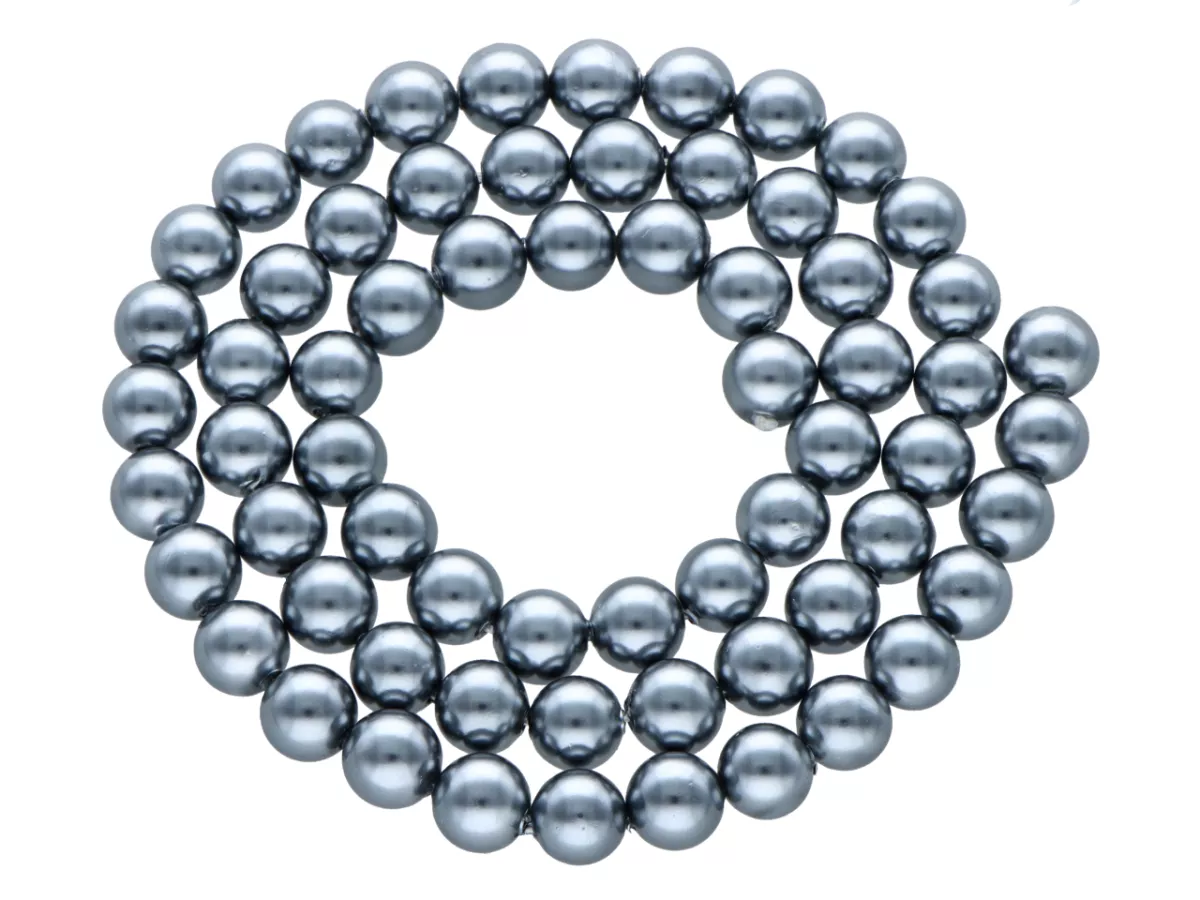 P1F73 PERŁA MAJORKA 6,5 mm - 1 SZNUR